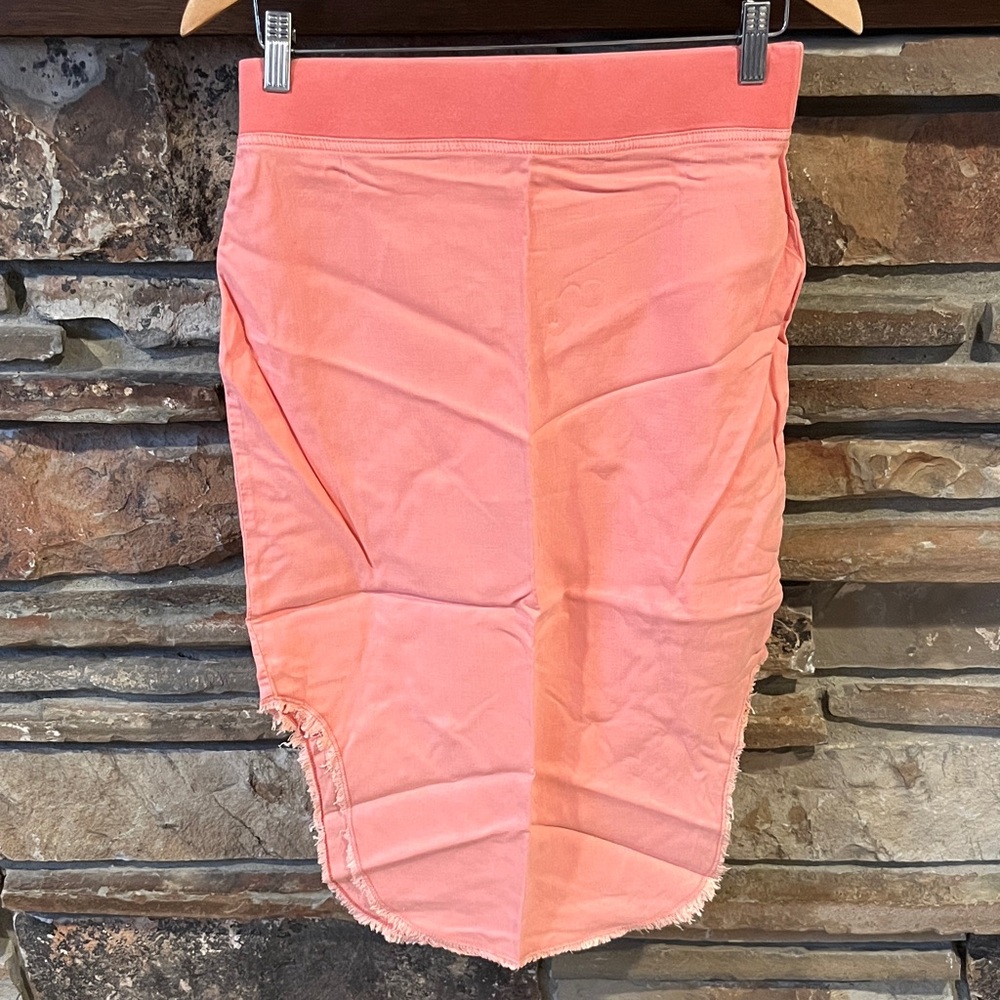 XCVI Wearables Coral Pink Stretch Pencil Skirt